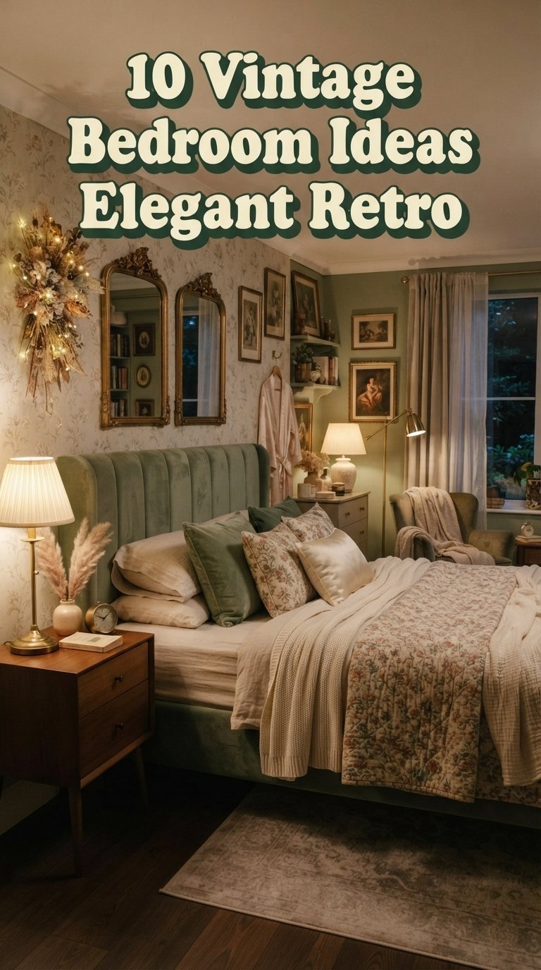 10 Vintage Bedroom Ideas 2026 Elegant Retro
