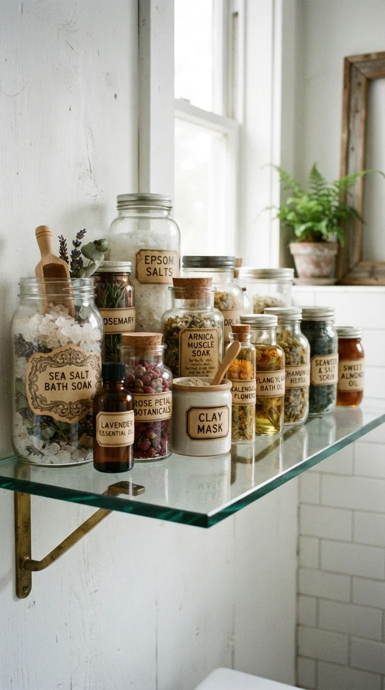 10. Apothecary Jar Displays