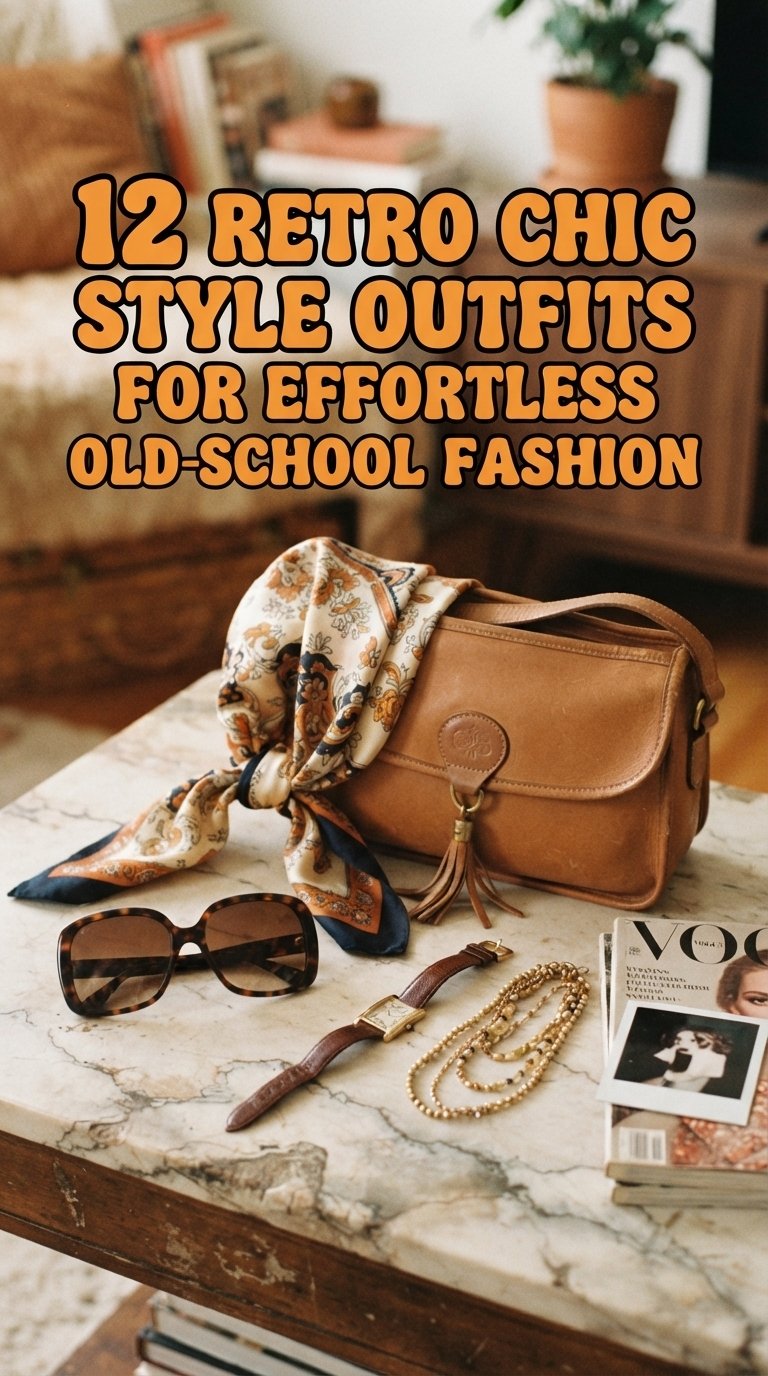 12 Retro Chic Style Outfits for Effortless Old-School Fashion