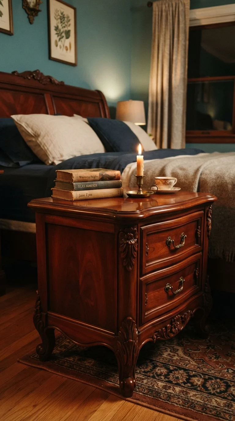 4. Dark Wood Heirloom Furniture