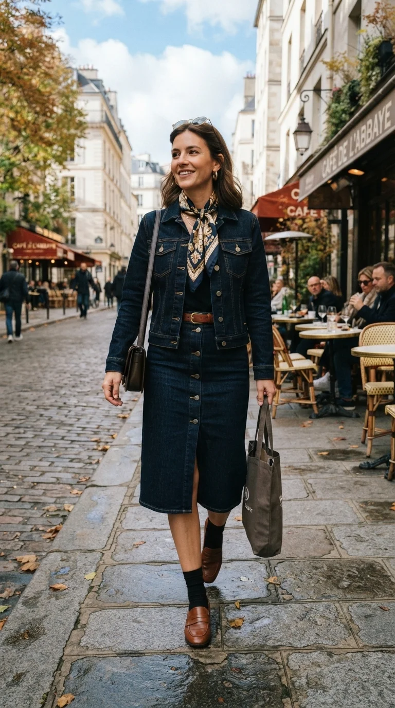 6. Denim on Denim Autumn Edition