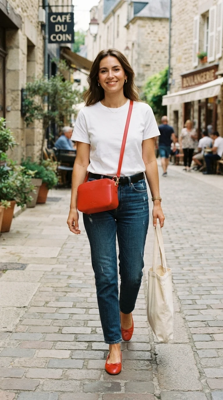 6. Pop of Red Accessories