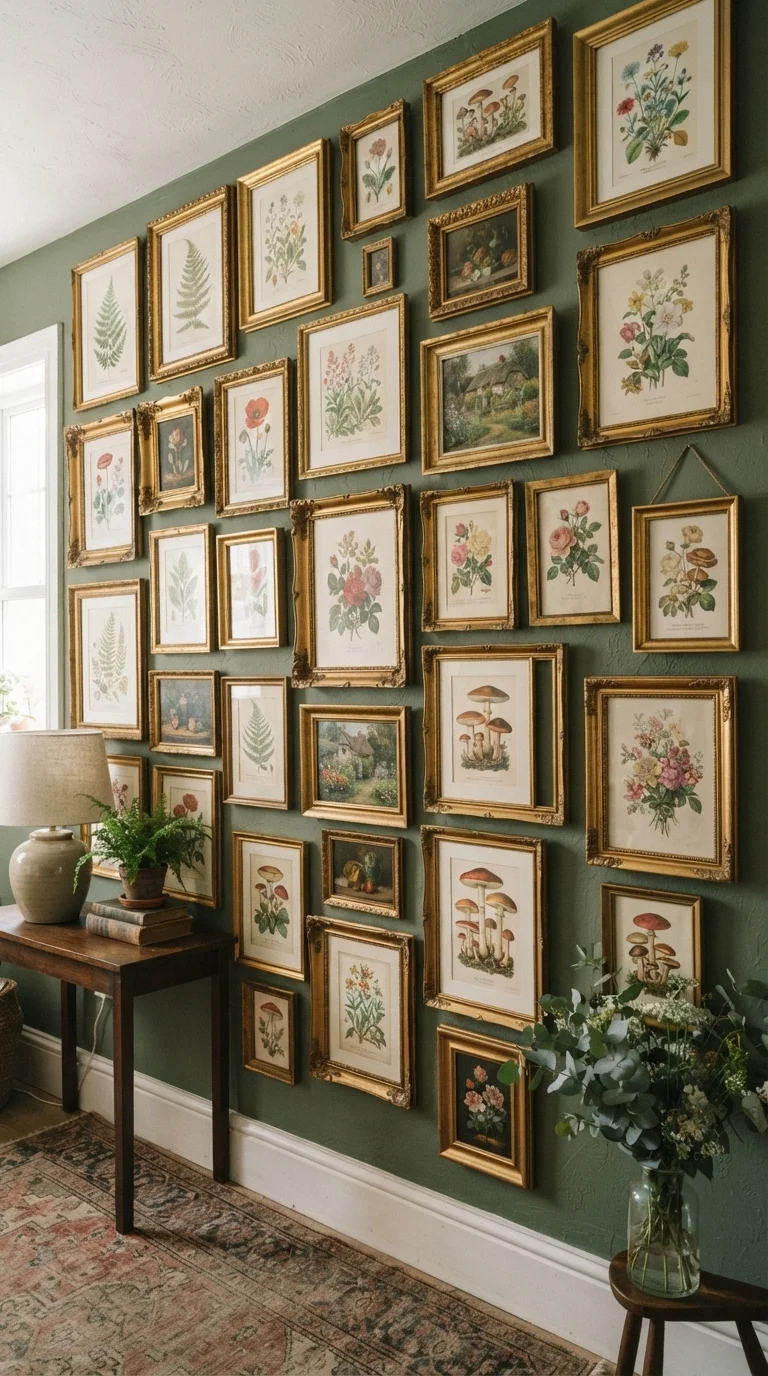 6. Thrifted Art Gallery Wall