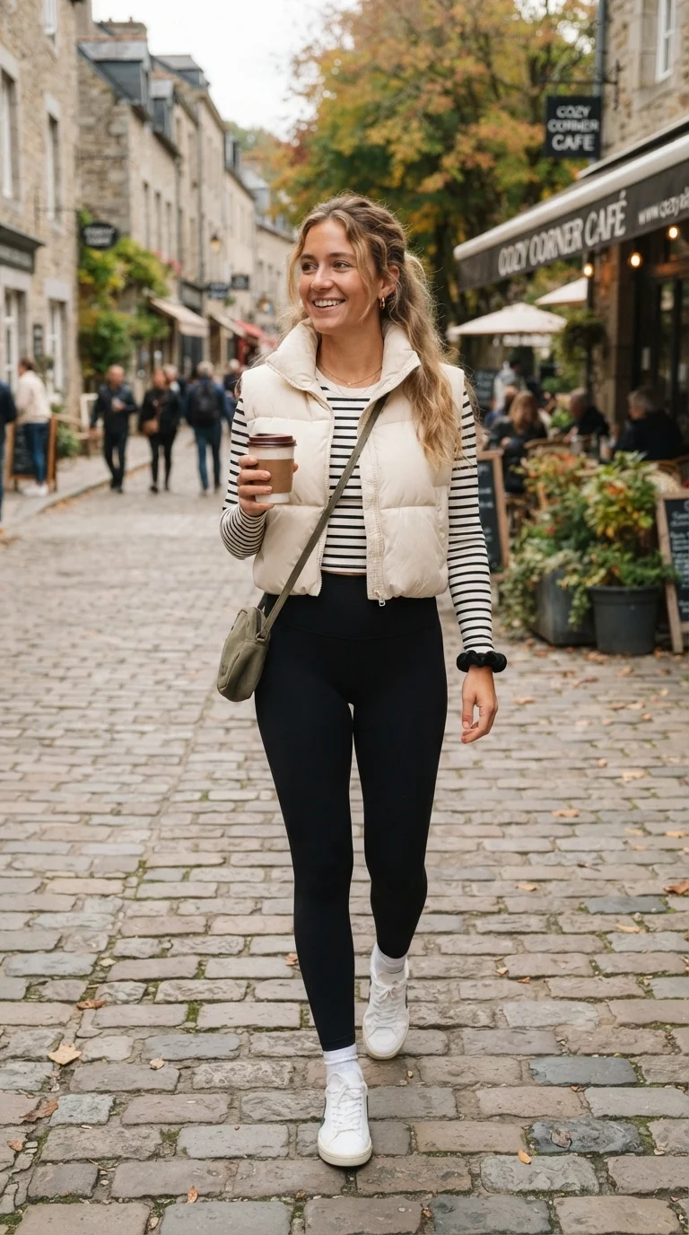 7. The Puffer Vest Layering Trick