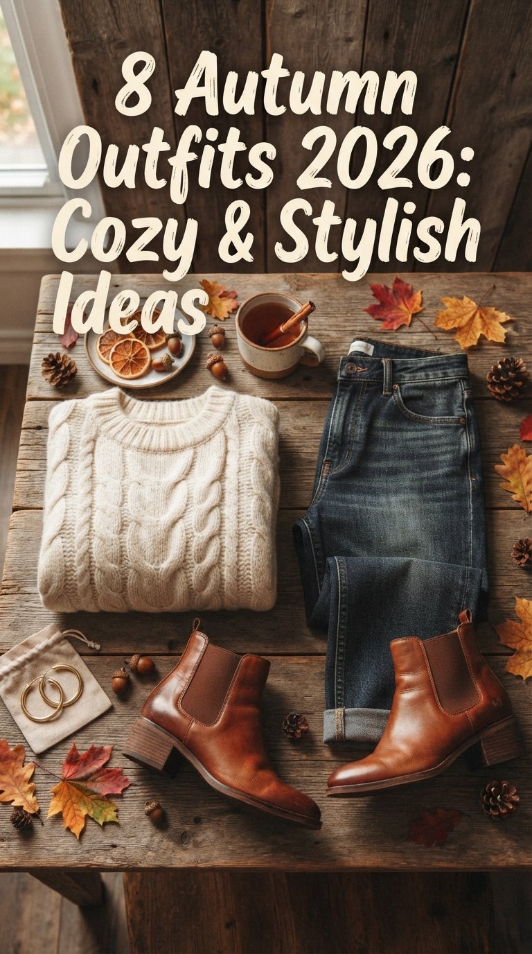 8 Autumn Outfits 2026: Cozy & Stylish Ideas