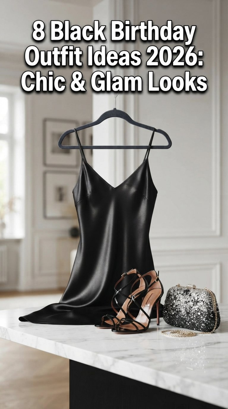 8 Black Birthday Outfit Ideas 2026: Chic & Glam Looks