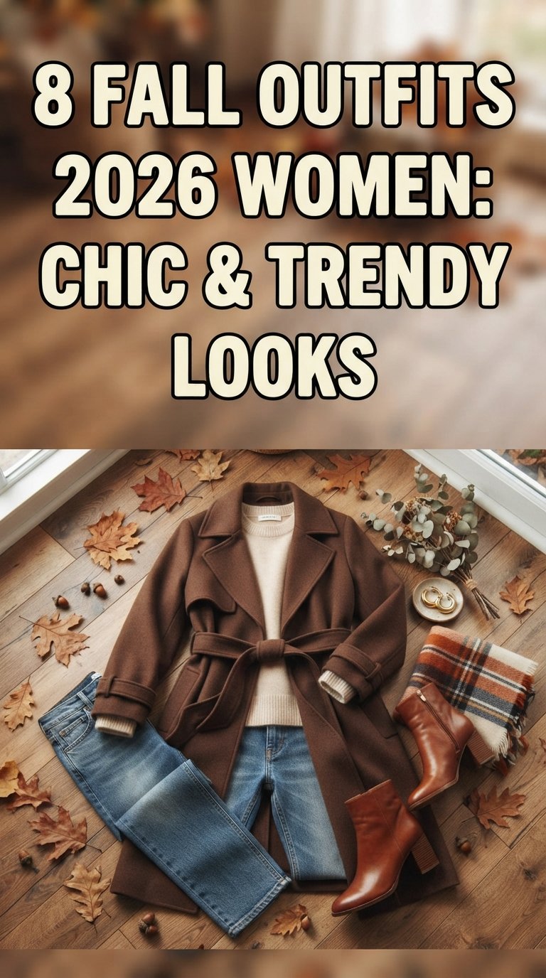 8 Fall Outfits 2026 Women: Chic & Trendy Looks