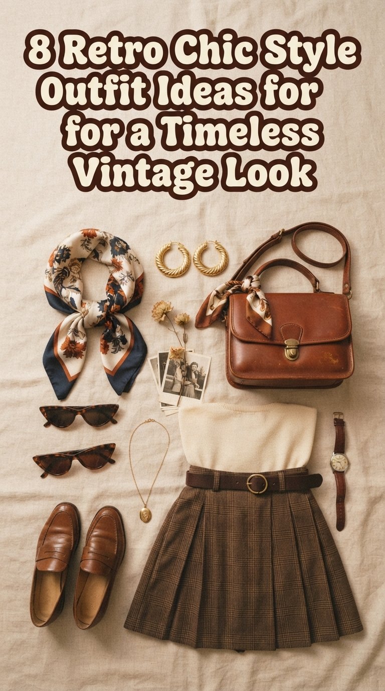 8 Retro Chic Style Outfit Ideas for a Timeless Vintage Look
