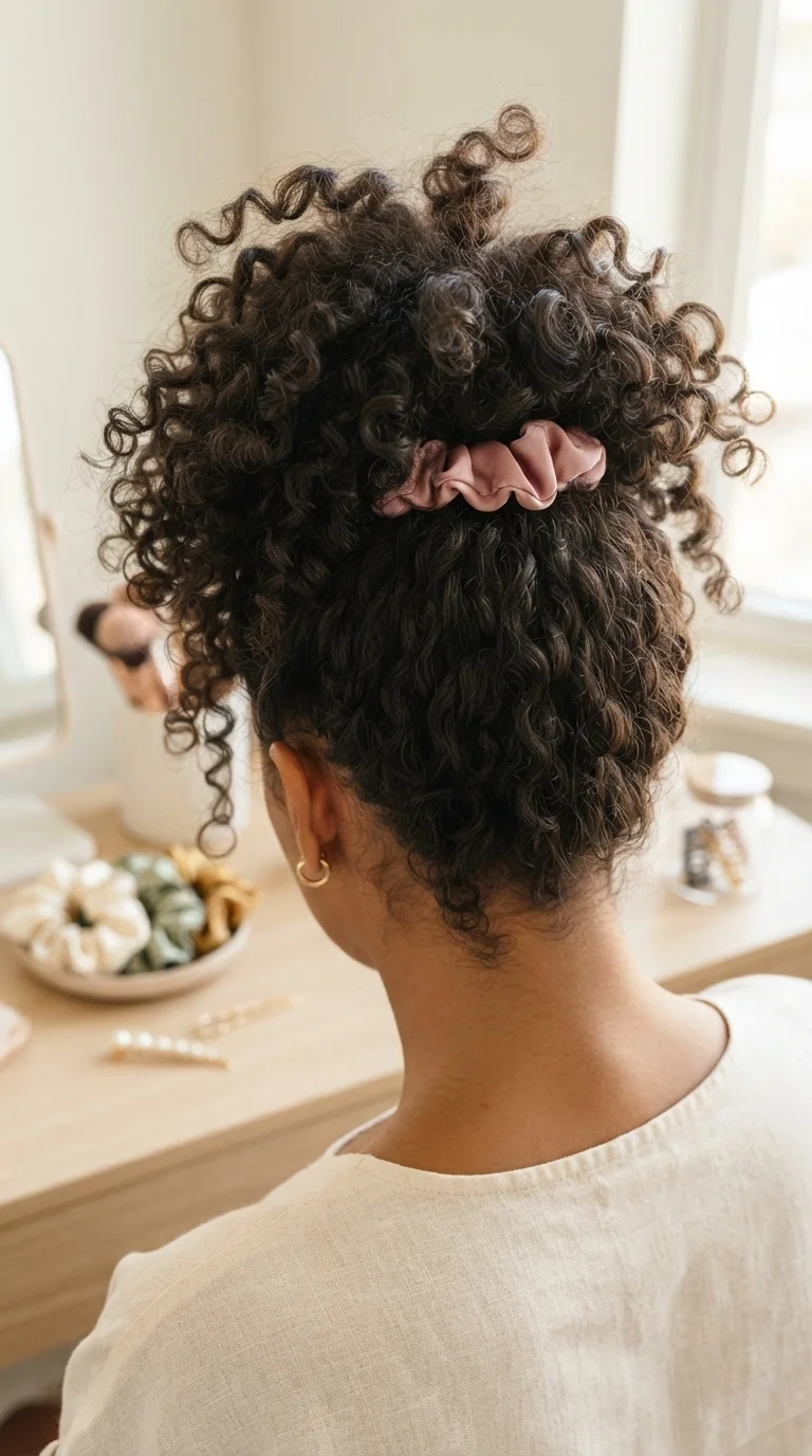 1. The High-Volume Pineapple Updo
