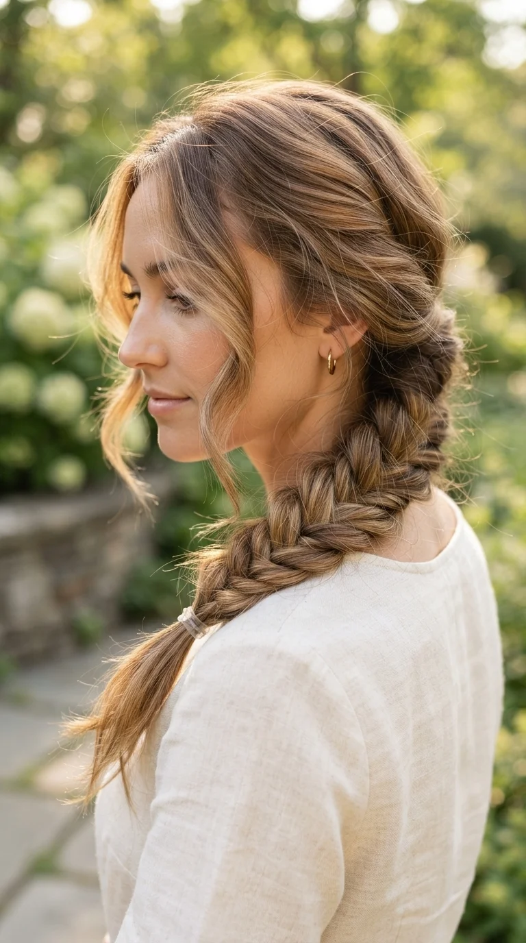 1. The Messy Side Fishtail