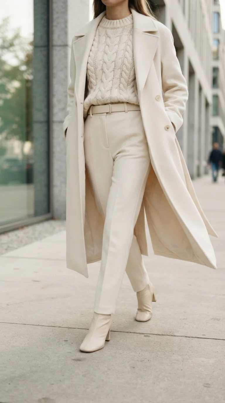 1. The Monochrome Cream Aesthetic