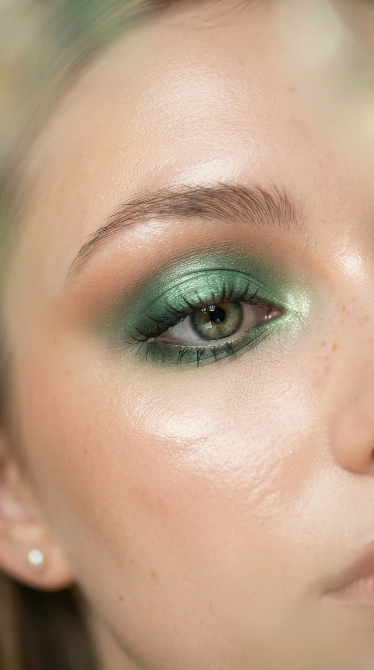 1. The Soft Emerald Halo Eye