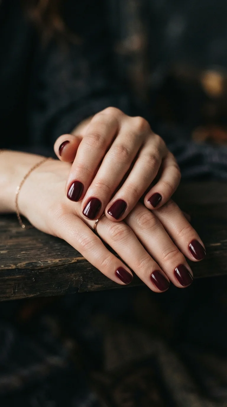 10. Sophisticated Deep Burgundy