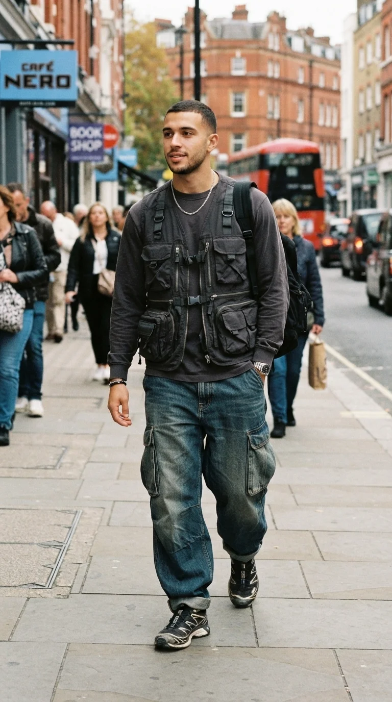 10. The Utility Vest Layering