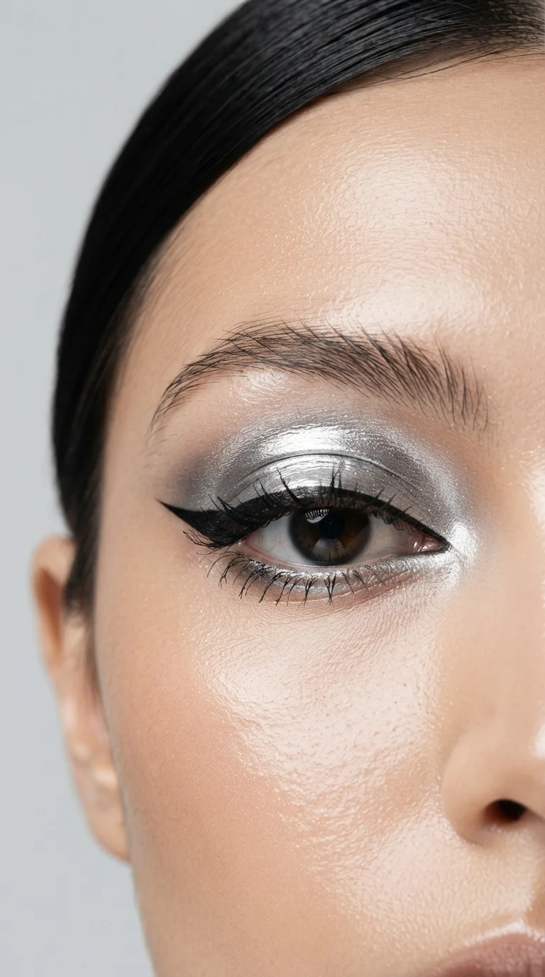 2. Brushed Chrome Metallic Lids