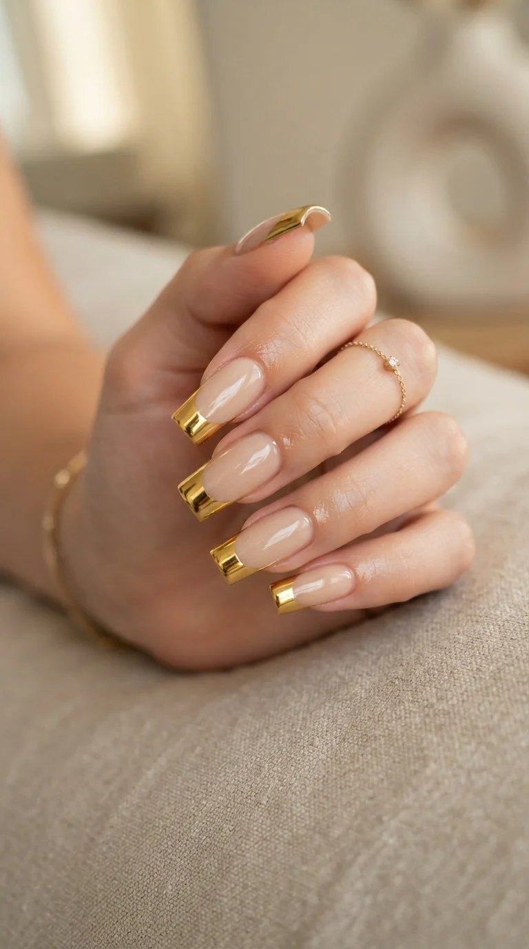 2. Liquid Gold Chrome Tips