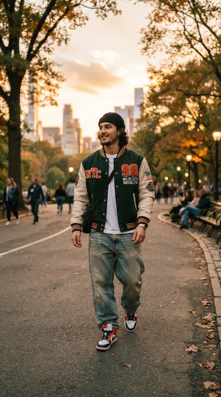 2. The Varsity Jacket Retro Vibe