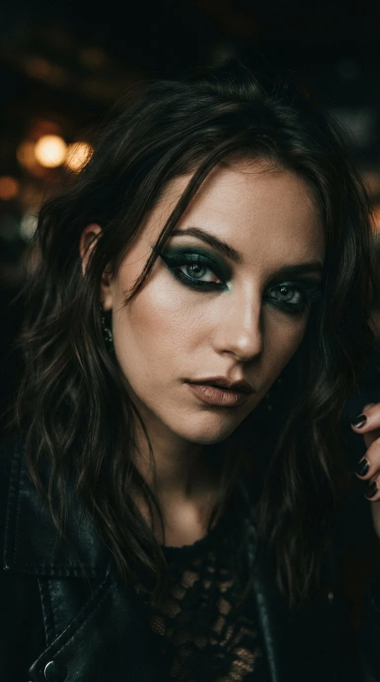 3. Smoked-Out Emerald Grunge