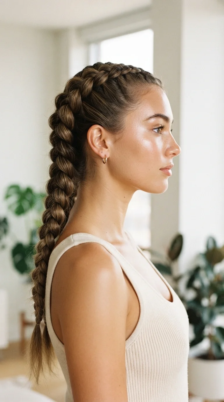 4. Double Dutch Braid Pigtails