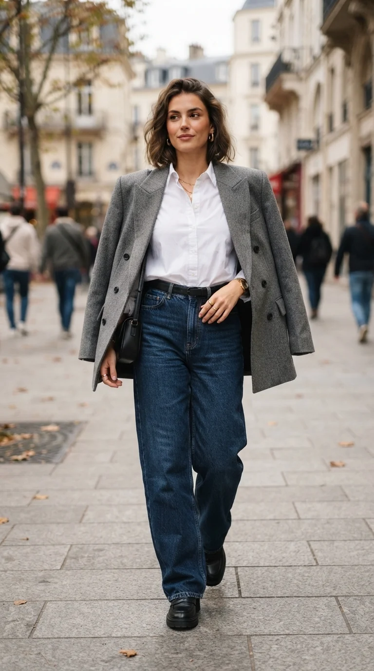 4. Oversized Blazer Sophistication