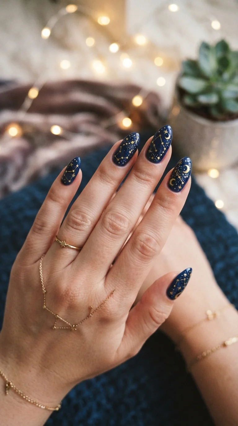 5. Celestial Gold Constellations