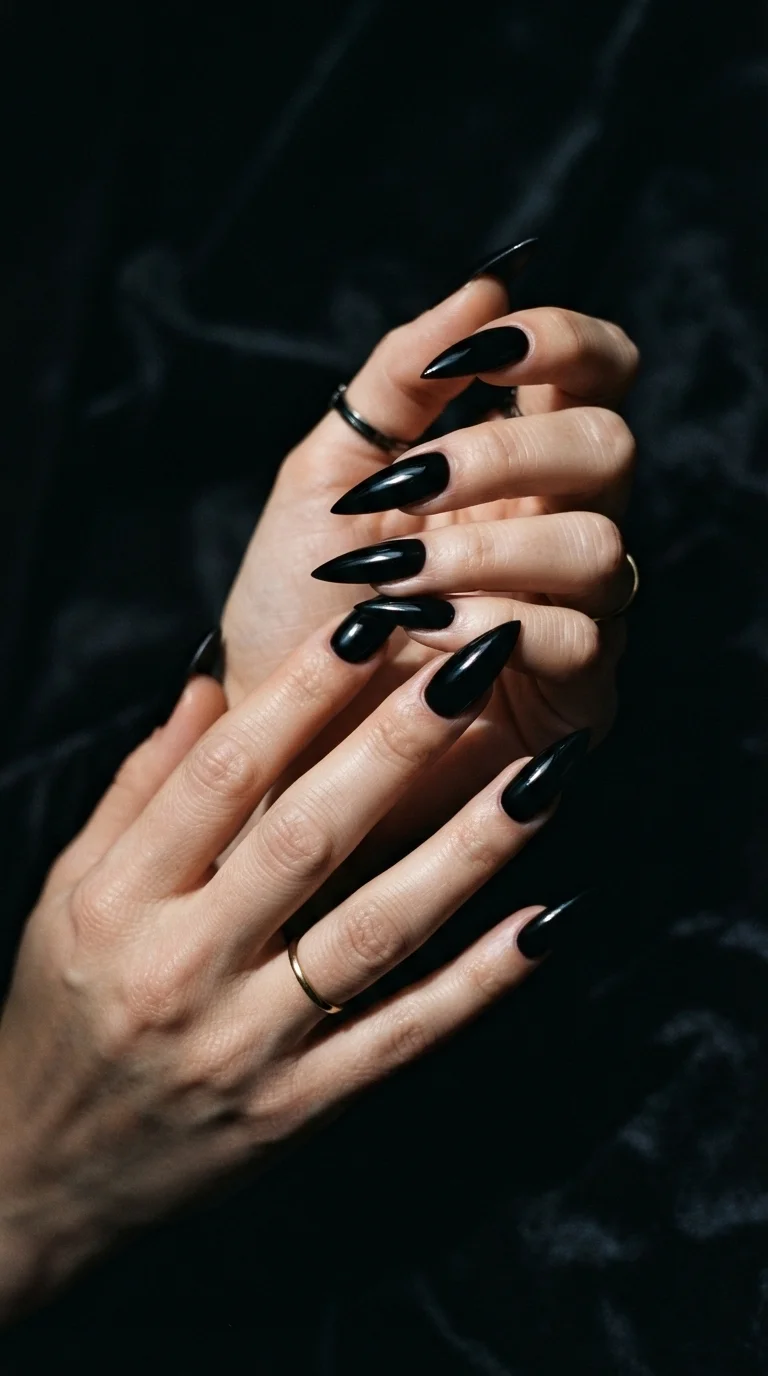5. The Bold Stiletto Nail
