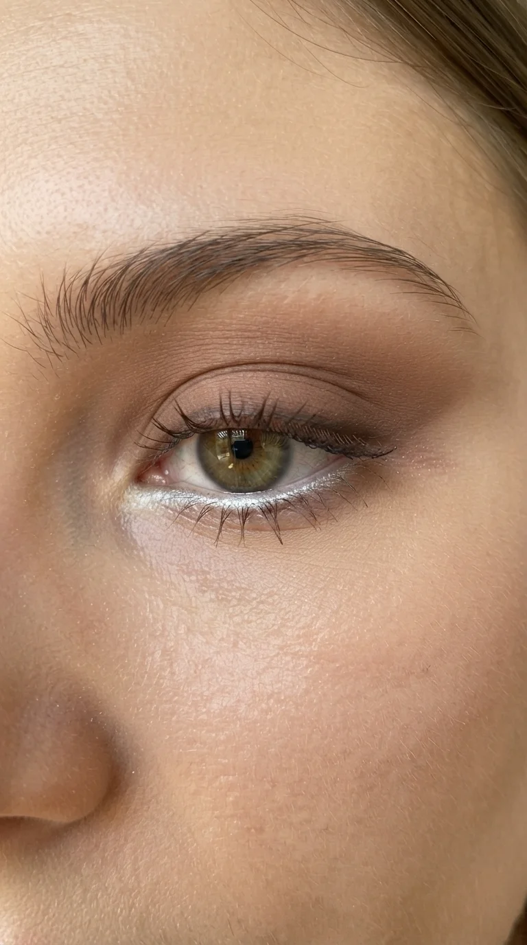 5. The Frosted Lower Lash Line