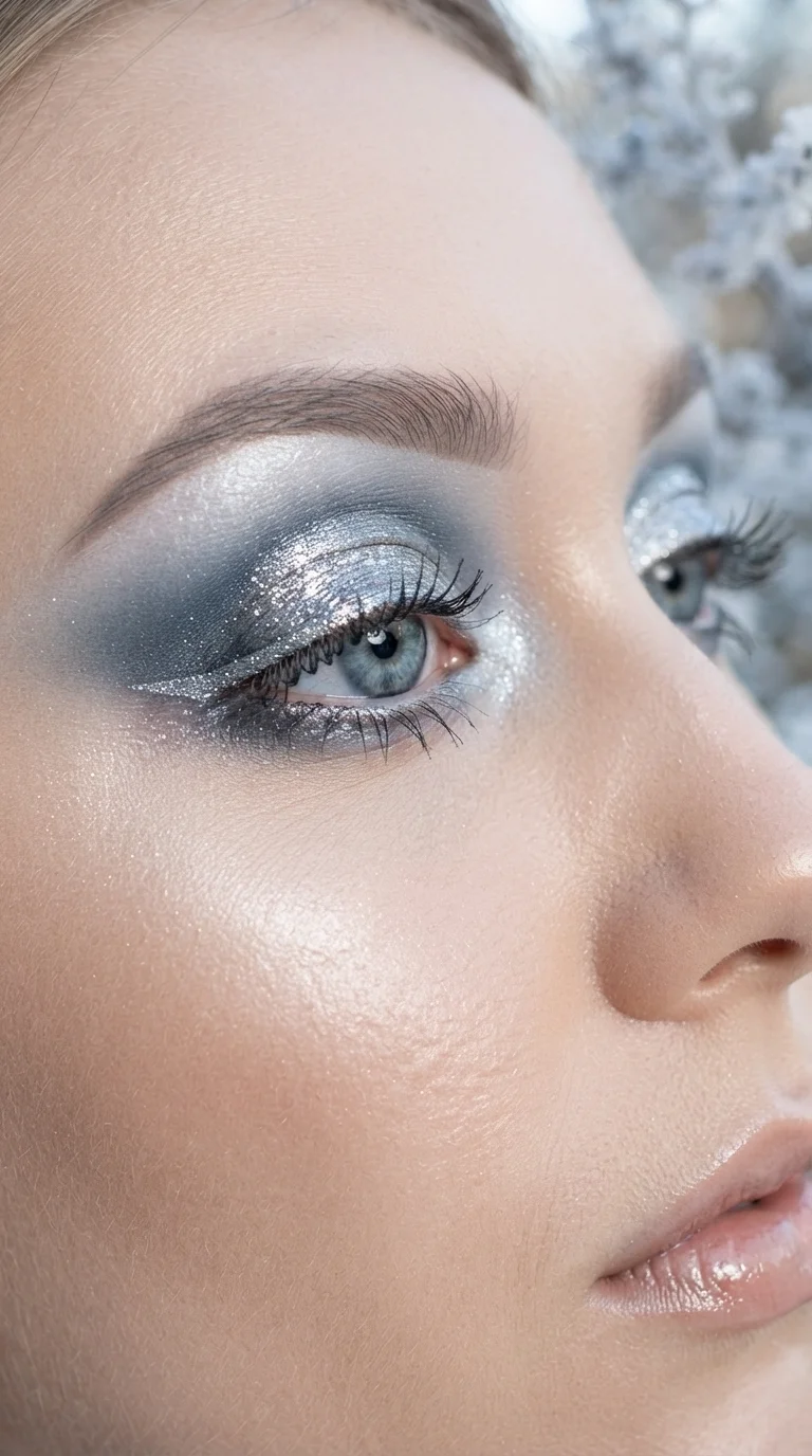6. Cool-Toned Silver Frost
