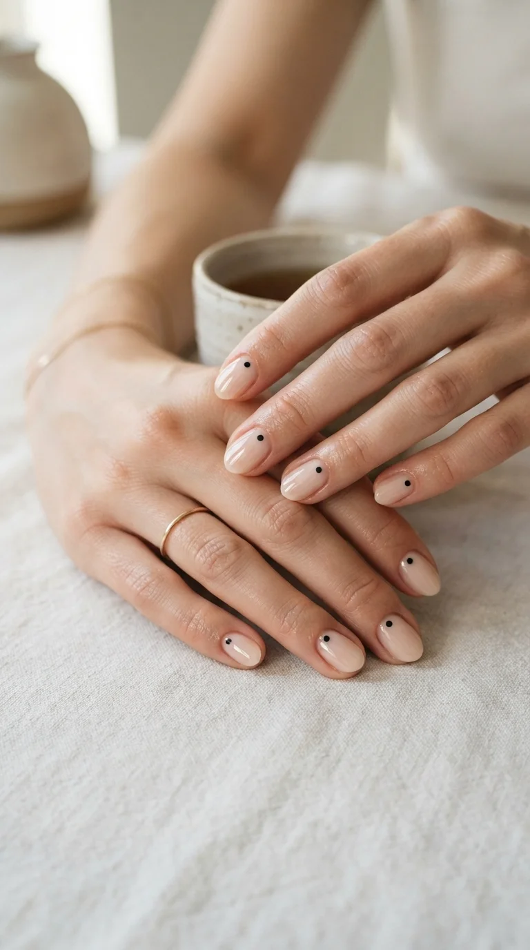 6. Subtle Dot Minimalist Art