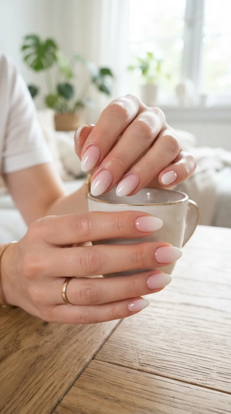 7. Classic Soft Blush Ombre