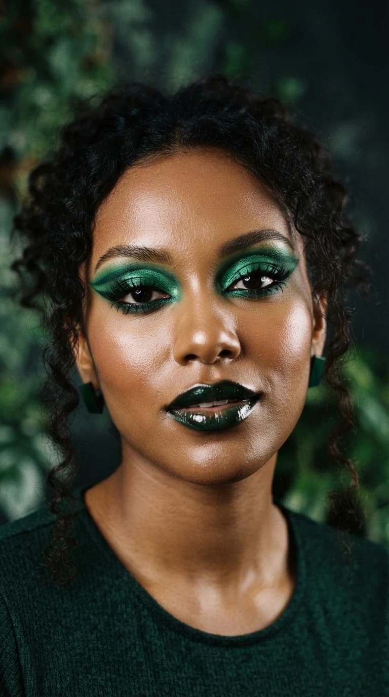 7. Emerald Monochromatic Muse