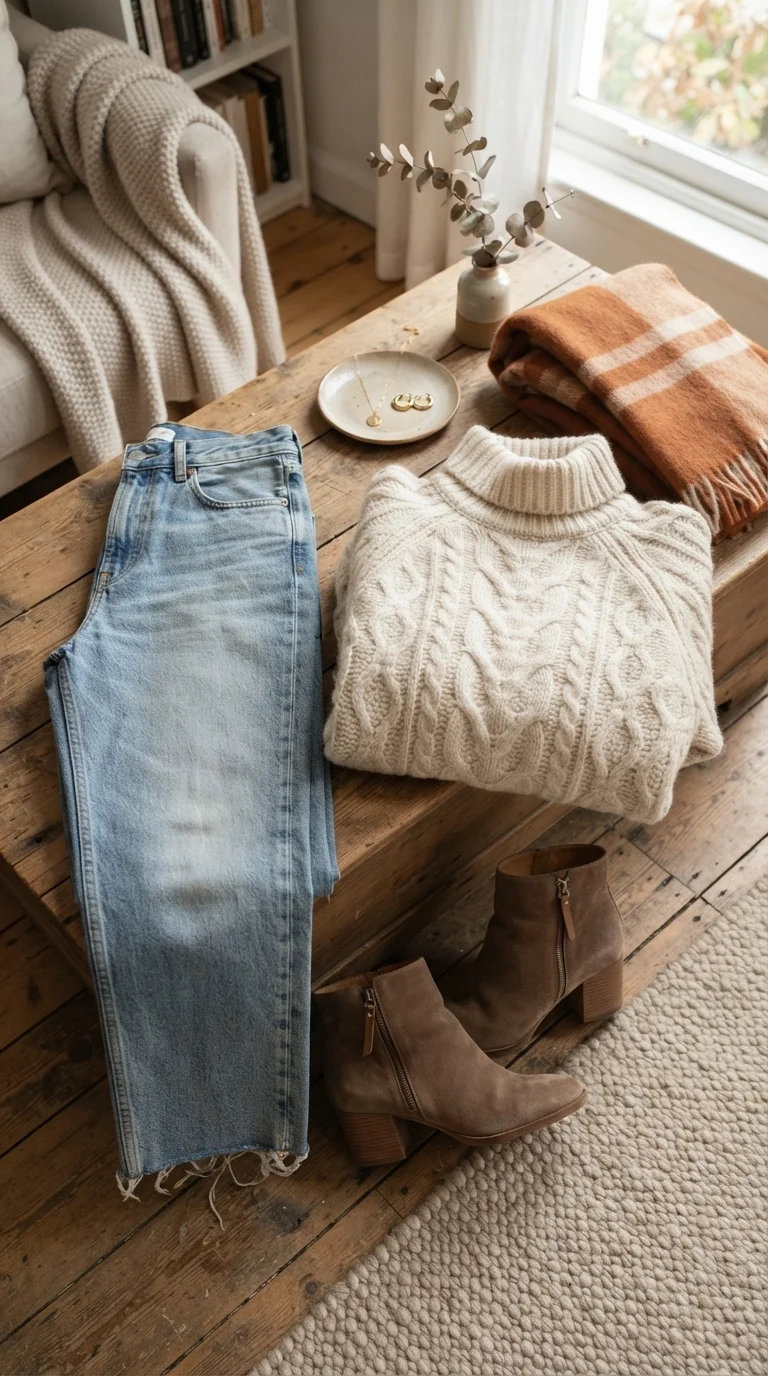 7. Knitwear and Denim Bliss