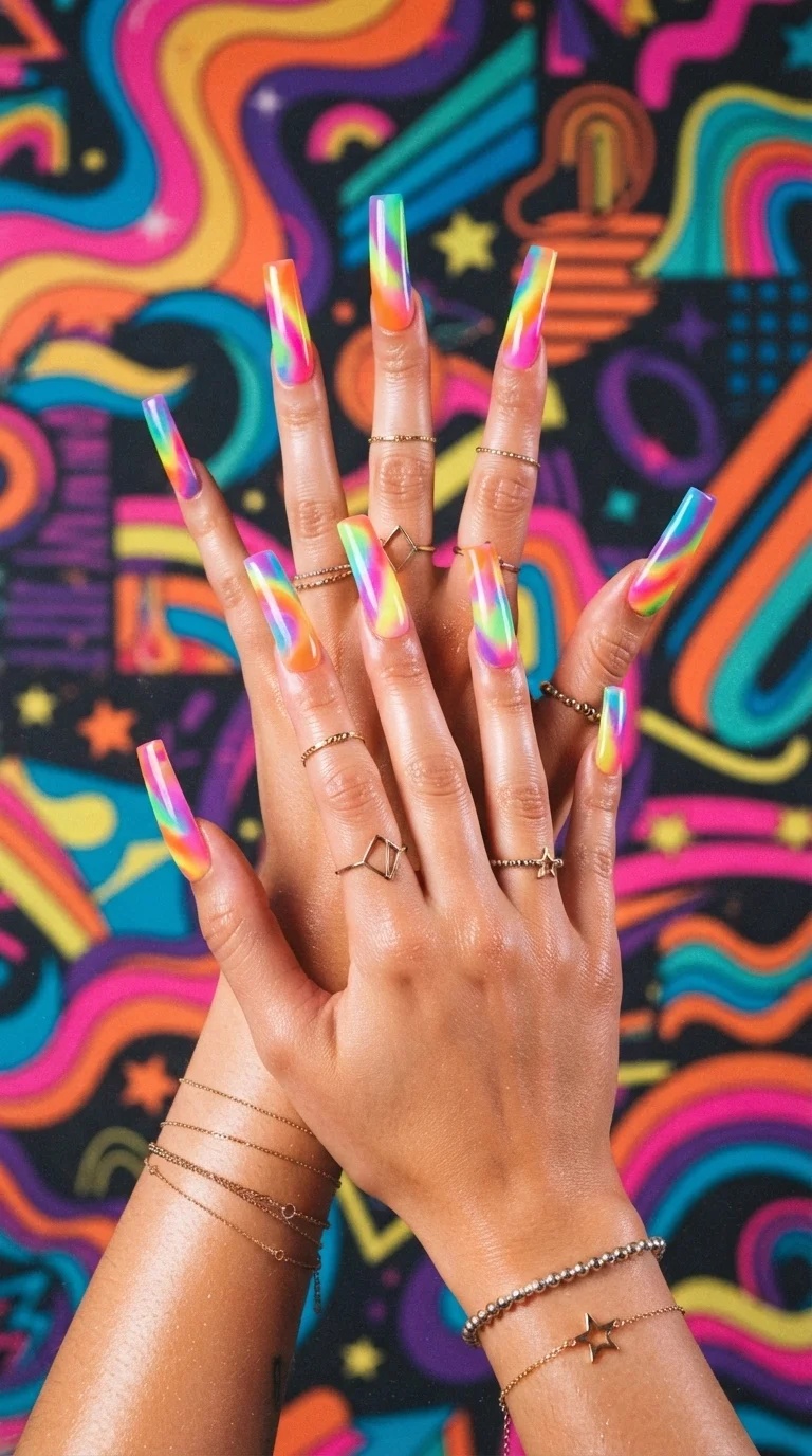 8. The Flare (Duck) Nail