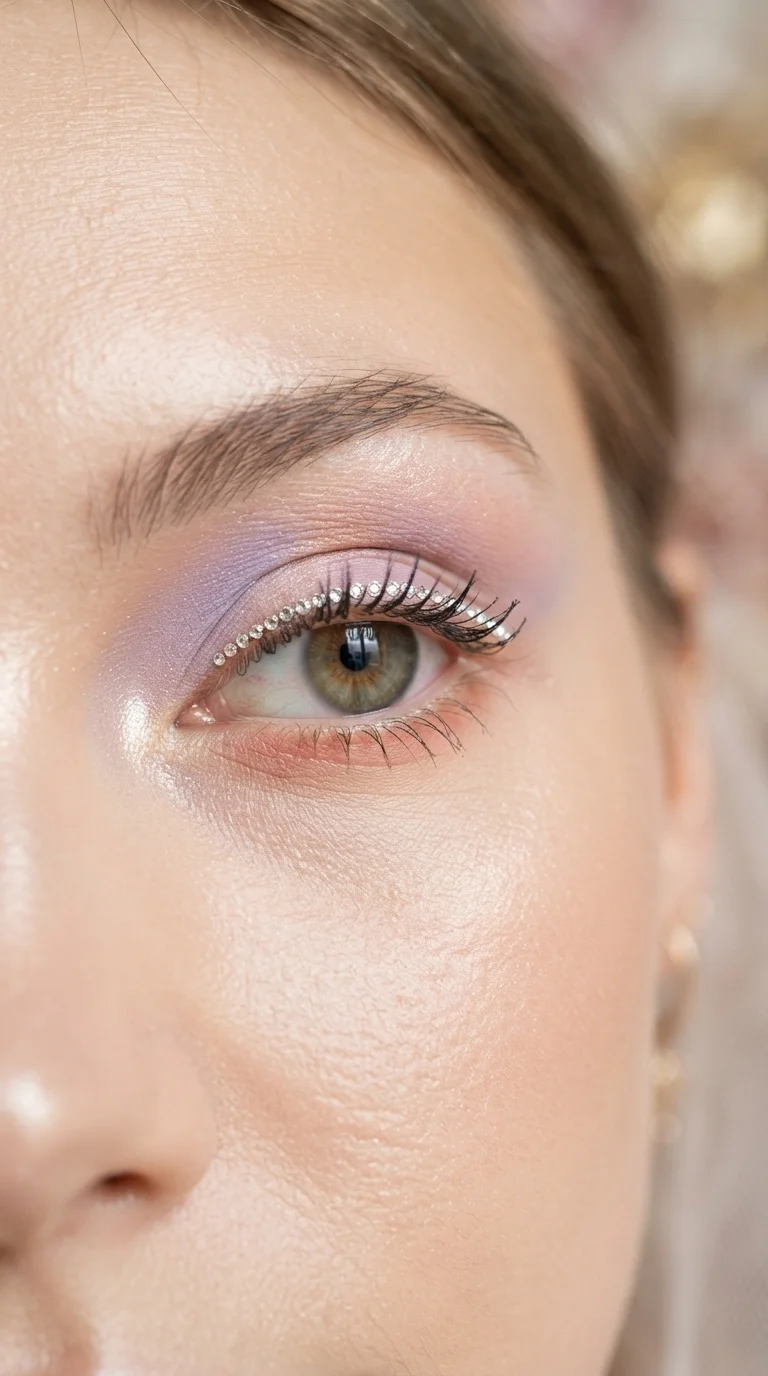 9. Crystal-Embellished Lash Line
