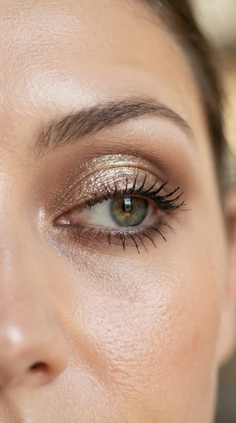 9. Shimmering Champagne Lids