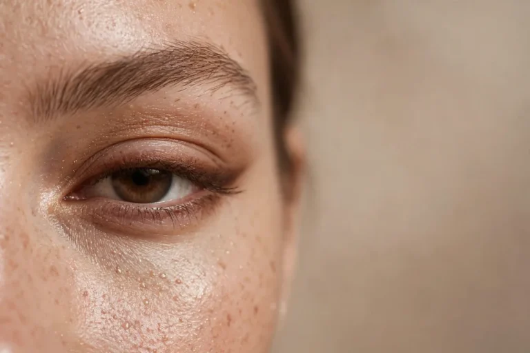 Smudged brown kohl eyeliner close-up — 10 smudged eyeliner looks to try in fall 2026