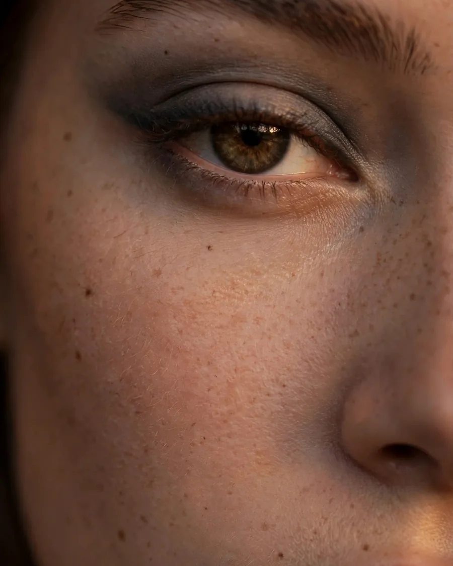 Soft smudged charcoal gray eyeliner diffused into a smoky gradient — smoky eyeliner fall 2026